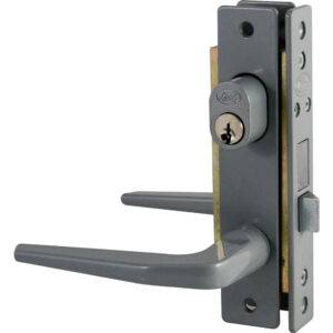 14CL Cerradura clásica para puerta de aluminio función doble, gris, llave estándar Lock