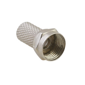 153203 Conector para enroscar cable coaxial RG6, 4 piezas Surtek