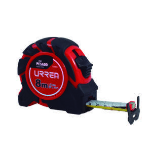 1589HD Flexómetro con carcasa de caucho anti-impacto 8 m x 27 mm Urrea