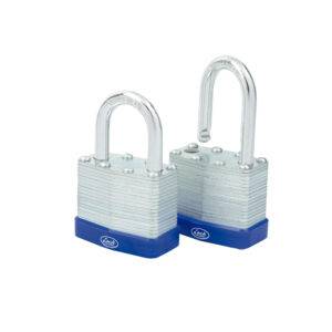 16CA Juego de candados laminados 40 mm, llave estándar, 2 piezas Lock