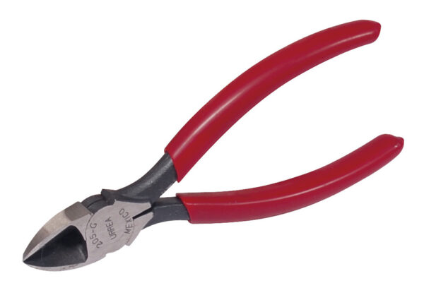 Pinza para electricista con mango rubber grip de 5-13/32" corte diagonal Urrea