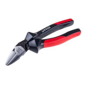 207GE Pinza para electricista con mango bimaterial ergonómica con ángulo de 25° de 7" Urrea