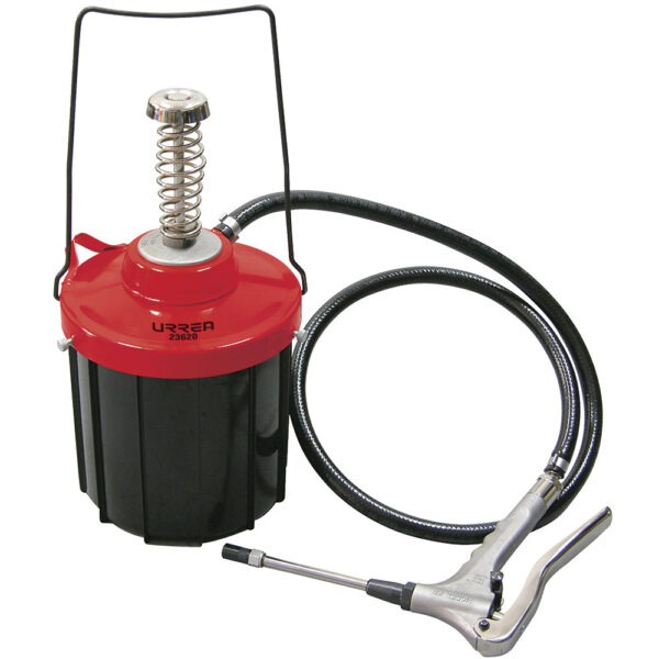 23620 Inyector de grasa con cubeta de alta presión y alto volumen de 5 kg, 10,000 PSI Urrea