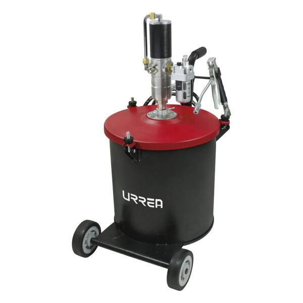 23629 Inyector de grasa con cubeta neumático de 30 kg, 7,500 PSI Urrea