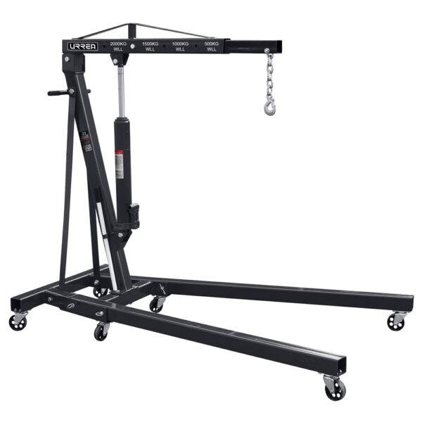 Pluma hidráulica plegable con posición de levantamiento adaptable, 2 ton Urrea