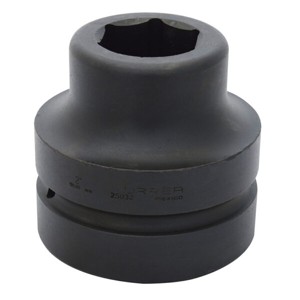 25032 Dado de impacto cuadro de 2-1/2", 6 puntas, en pulgadas, 2" Urrea