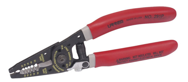 291P Pinza pelacable con mango air cushion 10-20 AWG de 7-1/4" ergonómica Urrea