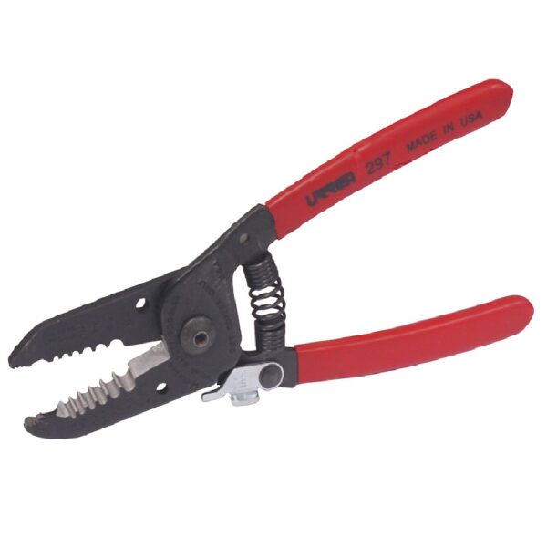 297 Pinza pelacable con mango air cushion 10-20 AWG de 6-3/4" alta palanca con seguro Urrea