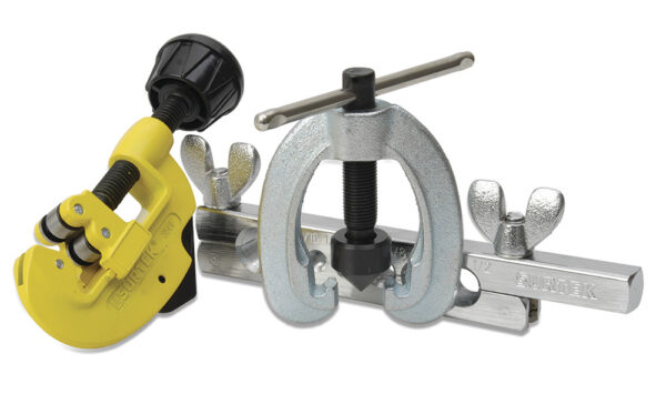 349F Juego de avellanador, cortatubos y prensa ajustable de 3/16" a 5/8", 3 piezas Surtek