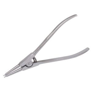 368P Pinza para anillos de retención con mango rubber grip forjadas tipo externo ángulo de 0° Urrea