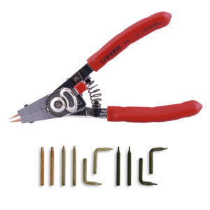 382 Pinza para anillos de retención con puntas intercambiables, 11 piezas Urrea