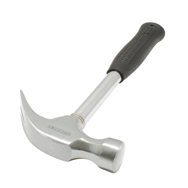 416TN Martillo de uña curva con mango tubular de 13", 16 oz Surtek