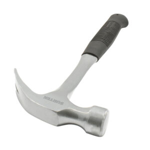 416X Martillo de uña curva forjada en una pieza con mango de neopreno de 13", 16 oz Surtek