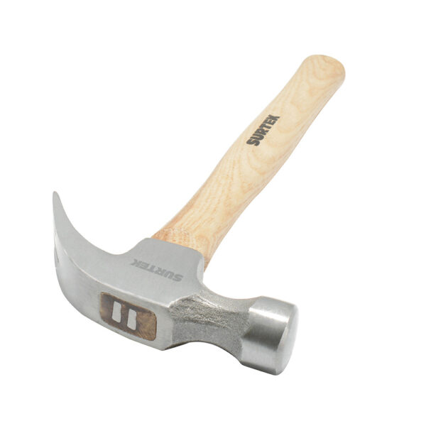 420 Martillo de uña curva con mango de madera de 13", 20 oz Surtek