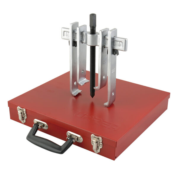 4214B Extractor quijada recta tipo "A" 6 ton, 9 piezas en caja metálica Urrea
