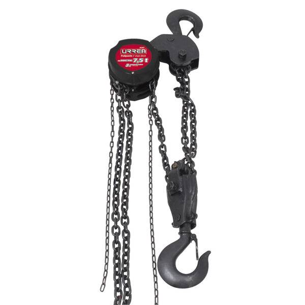 42307 Polipasto manual 3 ramales, 7.5 ton, cadena 3 m Urrea