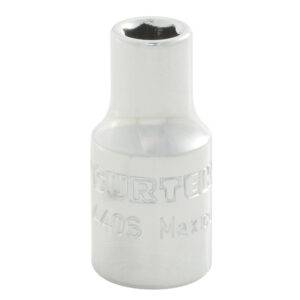 4406 Dado cuadro de 1/4", 6 puntas, en pulgadas, 3/16" Surtek