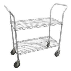 Carro utilitario de alambre 2 niveles 36" x 18" Urrea