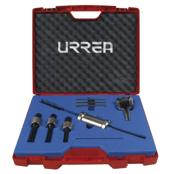 4702 Juego de extractores interiores y exteriores con accesorios 3 ton, 8 piezas Urrea