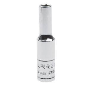 4705LM Dado largo cuadro de 1/4", 6 puntas, métrico, 5 mm Urrea