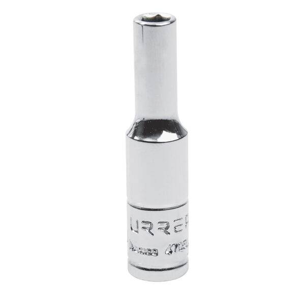 4705LM Dado largo cuadro de 1/4", 6 puntas, métrico, 5 mm Urrea