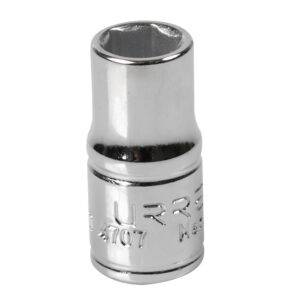 4707 Dado cuadro de 1/4", 6 puntas, en pulgadas, 7/32" Urrea