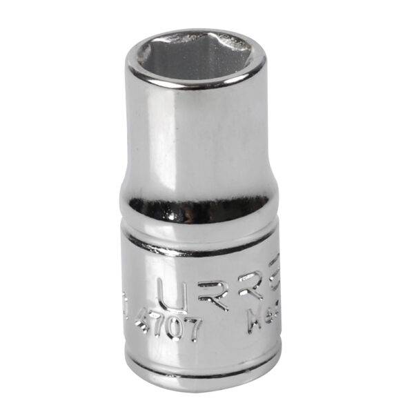 4707 Dado cuadro de 1/4", 6 puntas, en pulgadas, 7/32" Urrea