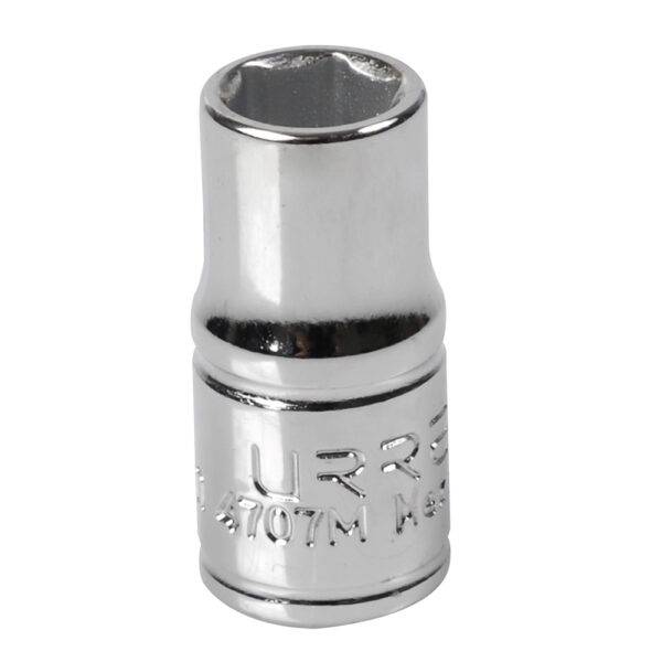 4707M Dado cuadro de 1/4", 6 puntas, métrico, 7 mm Urrea