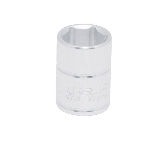 4716 Dado cuadro de 1/4", 6 puntas, en pulgadas, 1/2" Urrea