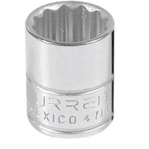 4718T Dado cuadro de 1/4", 12 puntas, en pulgadas, 9/16" Urrea