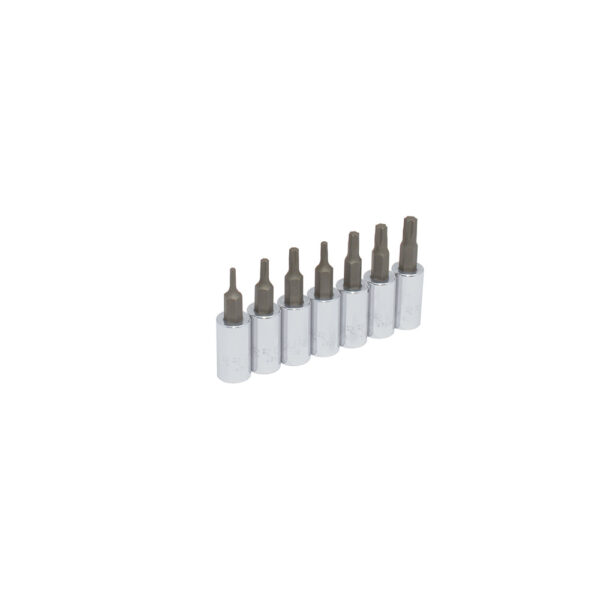 4739C Juego de dados con punta torx cuadro de 1/4", 7 piezas Urrea