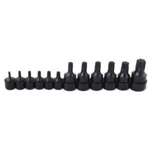 475254W Juego de dados con punta torx cuadro de 1/4", 3/8" y 1/2", 12 piezas Urrea
