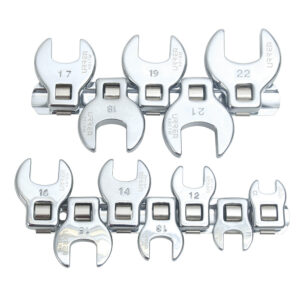 4900-12M Juego de llaves pata de cuervo cuadro de 3/8", métricas, 12 piezas Urrea