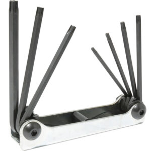 4979TX Juego de llaves hexagonales tipo navaja torx T10 a T40 estuche metálico, 7 pz Urrea