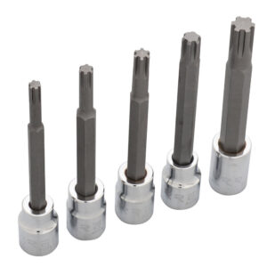 4991M5 Juego de dados con punta ribe cuadro de 3/8", 5 piezas Urrea