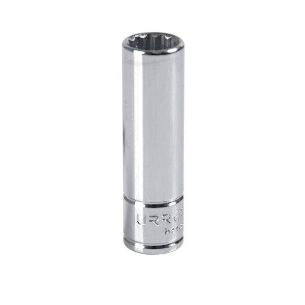 Dado largo cuadro de 3/8", 12 puntas, en pulgadas, 3/4" Urrea