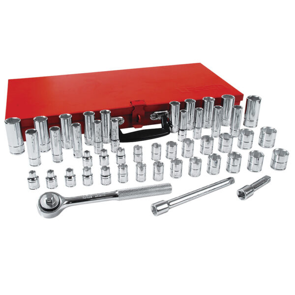 5200B Juego de dados y accesorios cuadro de 3/8" combinado, 48 piezas Urrea