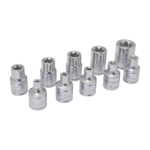 5200TX Juego de dados torx hembra cuadro de 3/8", 10 piezas Urrea
