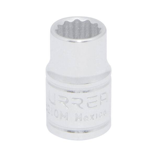 5210M Dado cuadro de 3/8", 12 puntas, métrico, 10 mm Urrea