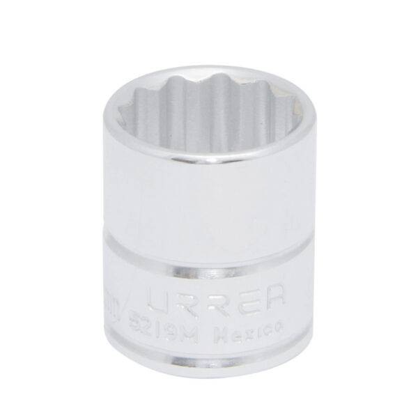 5222M Dado cuadro de 3/8", 12 puntas, métrico, 22 mm Urrea