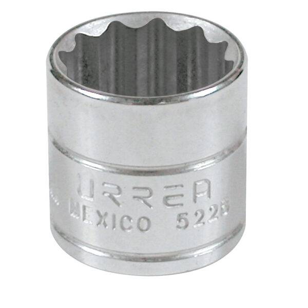 Dado cuadro de 3/8", 12 puntas, en pulgadas, 7/8" Urrea