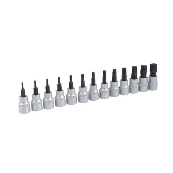 5239S Juego de dados con punta torx tamper proof cuadro de 3/8", 5 puntas, 13 piezas Urrea
