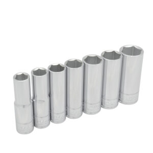 5300H Juego de dados largos cuadro de 1/2", 6 puntas, en pulgadas, 7 piezas Urrea