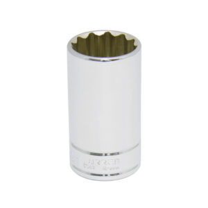 5340 Dado largo cuadro de 1/2", 12 puntas, en pulgadas, 1-1/4" Urrea