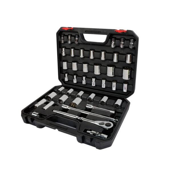 5400CB Juego de dados y accesorios cuadro de 1/2" combinado, 42 piezas Urrea