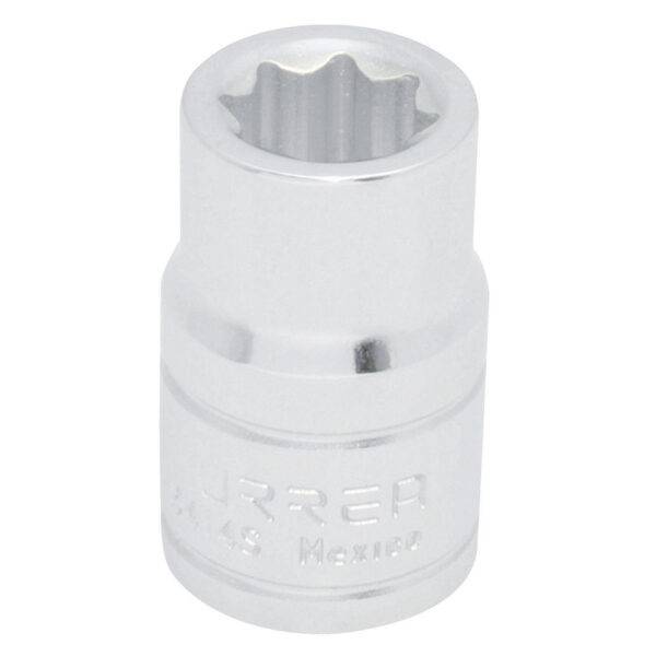 Dado cuadro de 1/2", 8 puntas, en pulgadas, 7/16" Urrea