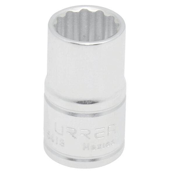 Dado cuadro de 1/2", 12 puntas, en pulgadas, 9/16" Urrea