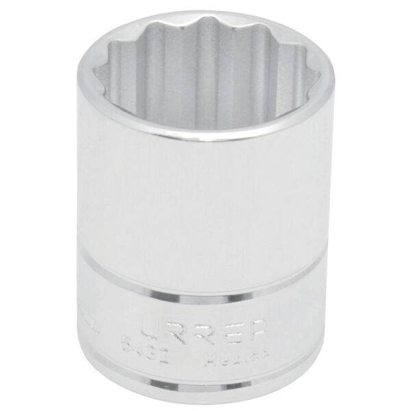 Dado cuadro de 1/2", 12 puntas, en pulgadas, 29/32" Urrea