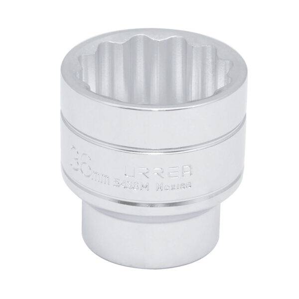 Dado cuadro de 1/2", 12 puntas, métrico, 36 mm Urrea