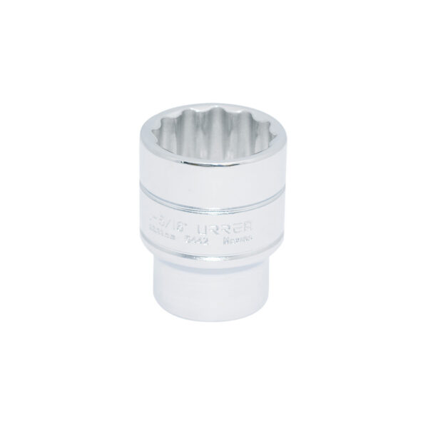 Dado cuadro de 1/2", 12 puntas, en pulgadas, 1-5/16" Urrea